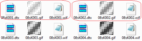 folder view of twills
        icons
